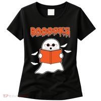 Booooks Book Lover Halloween Ghost Boo Women's T-Shirt thumb 0