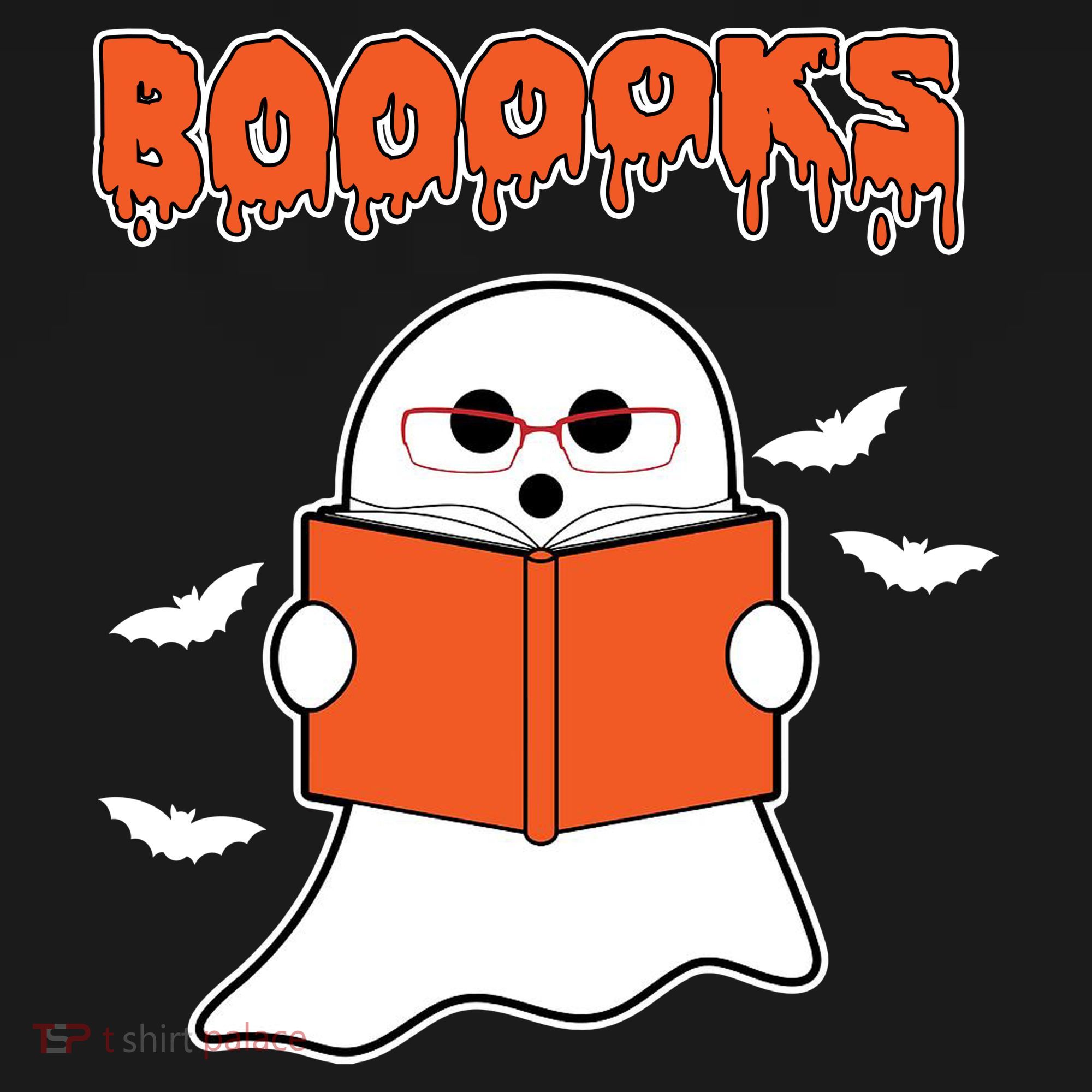 Booooks Book Lover Halloween Ghost Boo Women's T-Shirt