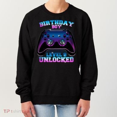 Birthday Boy Level 9 Unlocked Birthday Gift Women's Sweatshirt