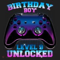 Birthday Boy Level 9 Unlocked Birthday Gift Women's Sweatshirt thumb 2