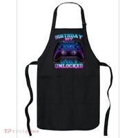 Birthday Boy Level 9 Unlocked Birthday Gift Apron thumb 0