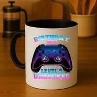 Birthday Boy Level 9 Unlocked Birthday Gift Coffee Mug thumb 4
