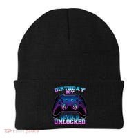 Birthday Boy Level 9 Unlocked Birthday Gift Beanie thumb 0