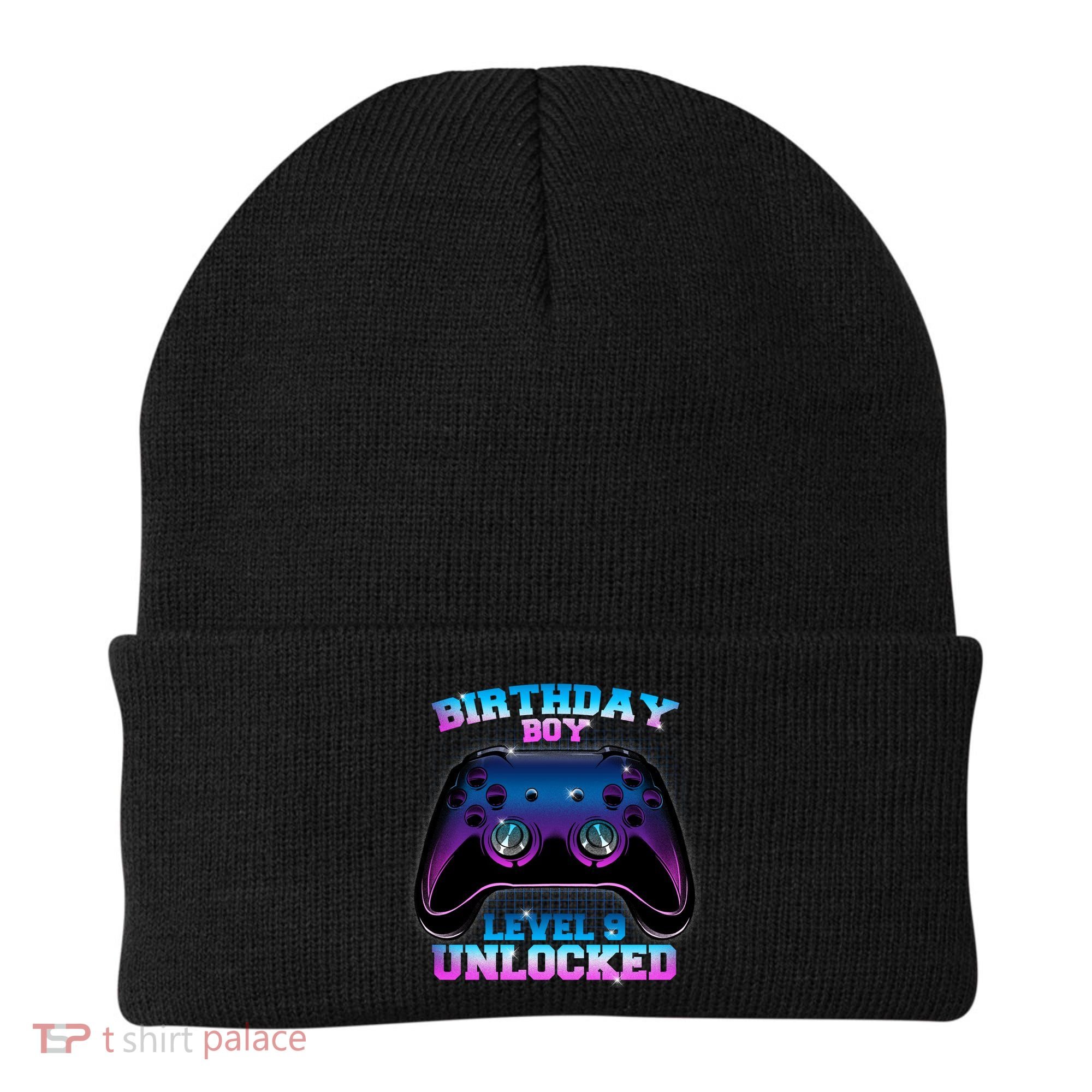 Birthday Boy Level 9 Unlocked Birthday Gift Beanie