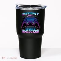 Birthday Boy Level 9 Unlocked Birthday Gift Tumbler thumb 0