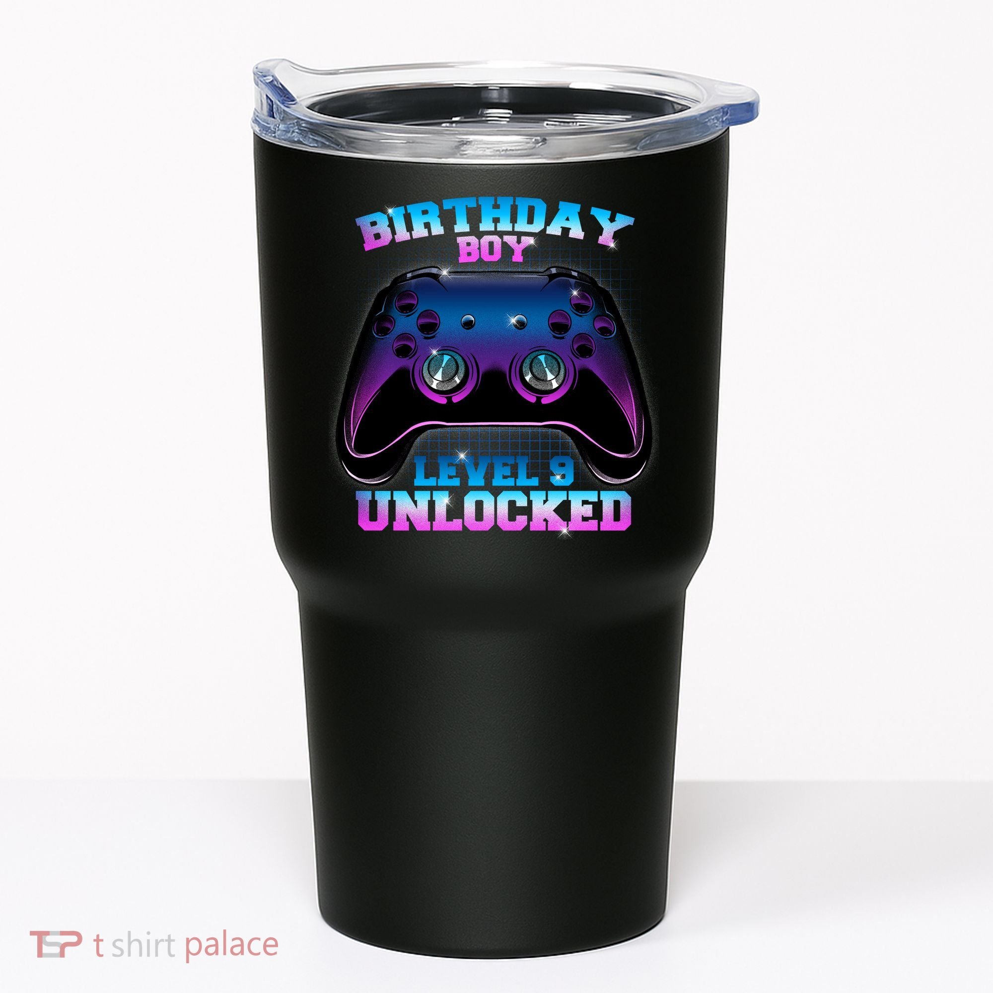Birthday Boy Level 9 Unlocked Birthday Gift Tumbler