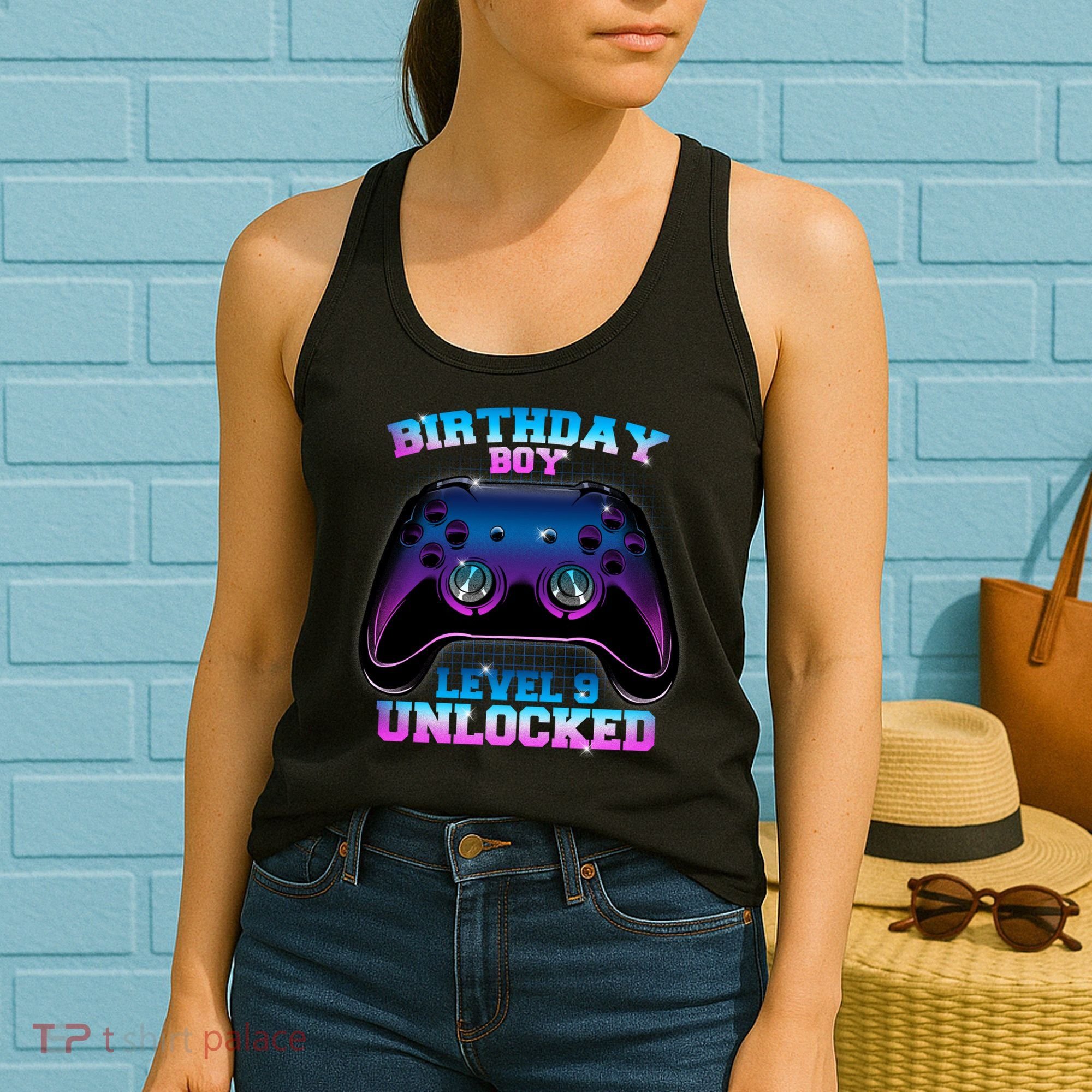 Birthday Boy Level 9 Unlocked Birthday Gift Women's Tank Top