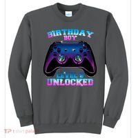Birthday Boy Level 9 Unlocked Birthday Gift Sweatshirt thumb 0