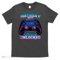 Birthday Boy Level 9 Unlocked Birthday Gift T-Shirt thumb 0