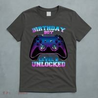 Birthday Boy Level 9 Unlocked Birthday Gift T-Shirt thumb 5