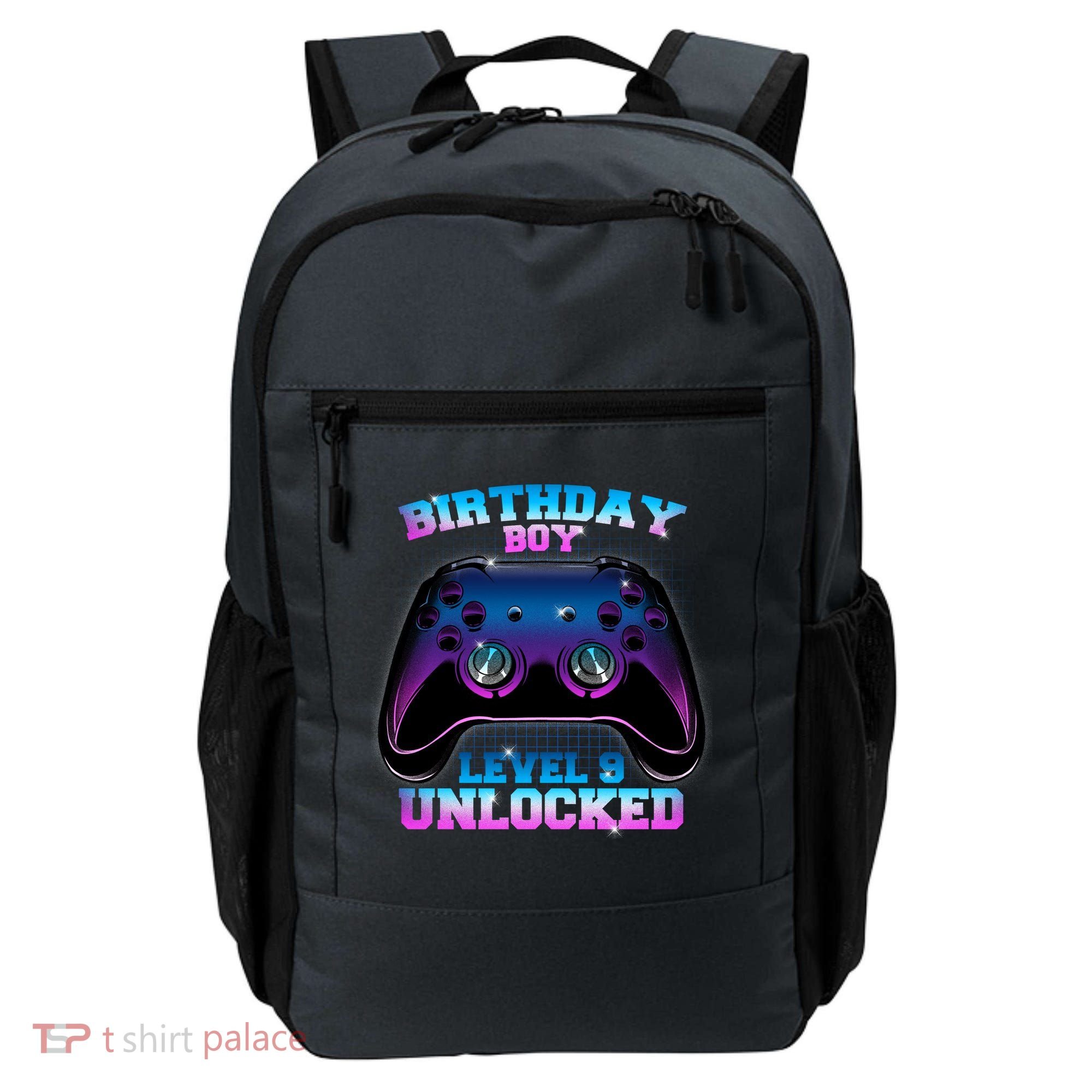 Birthday Boy Level 9 Unlocked Birthday Gift Backpack