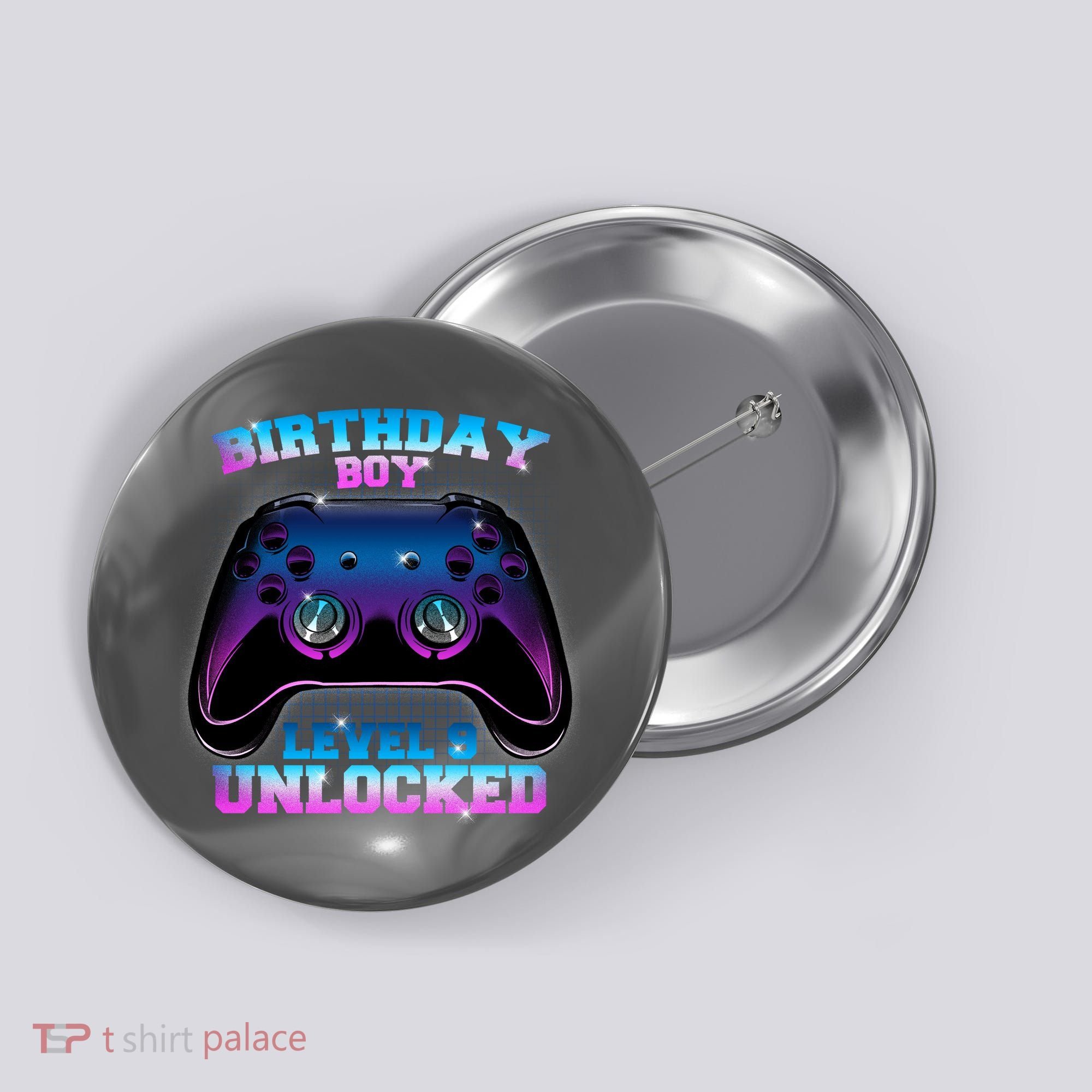 Birthday Boy Level 9 Unlocked Birthday Gift Button