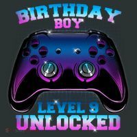 Birthday Boy Level 9 Unlocked Birthday Gift Coaster thumb 2