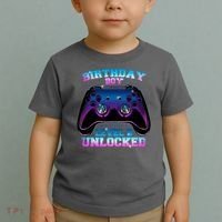 Birthday Boy Level 9 Unlocked Birthday Gift Toddler T-Shirt thumb 2