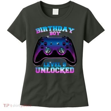 Birthday Boy Level 9 Unlocked Birthday Gift Women's T-Shirt