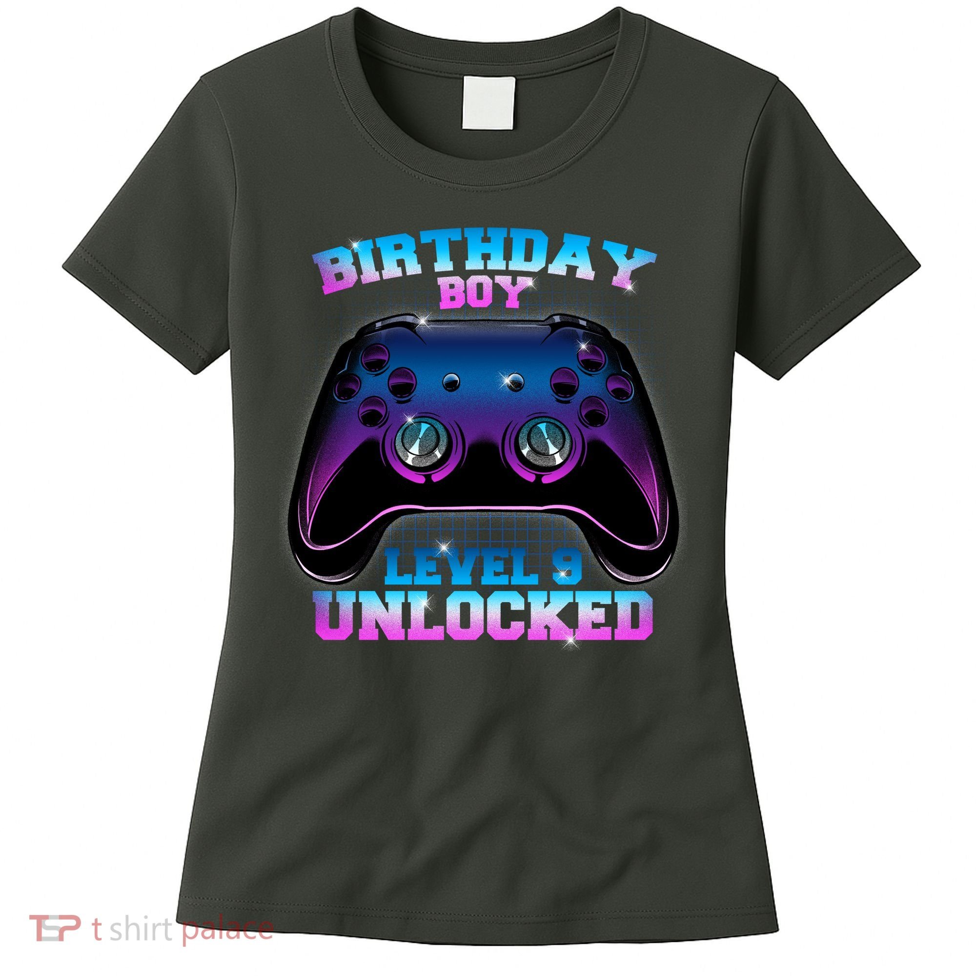 Birthday Boy Level 9 Unlocked Birthday Gift Women's T-Shirt