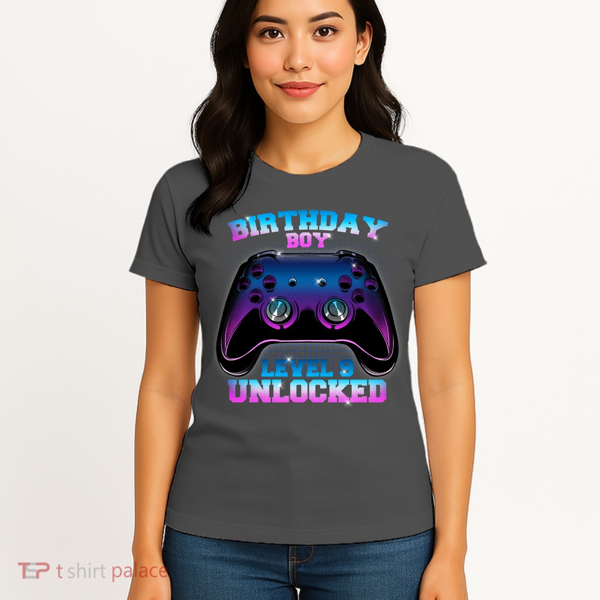 Birthday Boy Level 9 Unlocked Birthday Gift Women's T-Shirt
