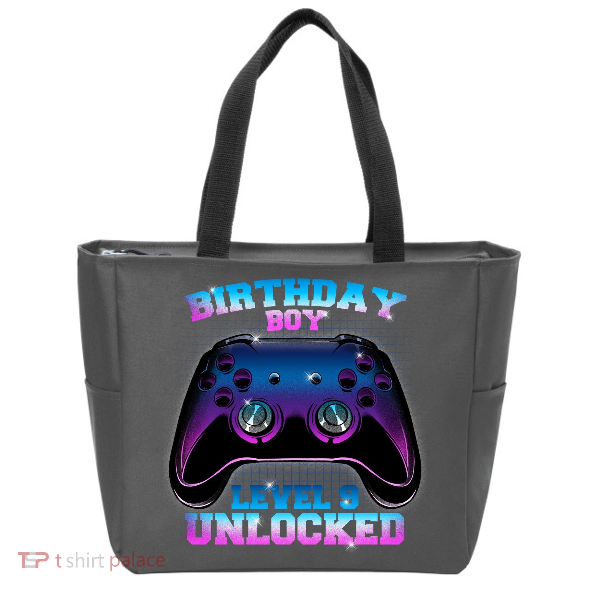 Birthday Boy Level 9 Unlocked Birthday Gift Tote Bag