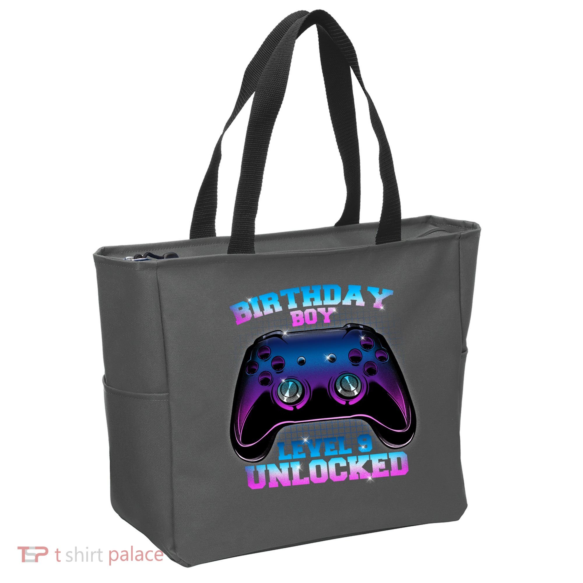 Birthday Boy Level 9 Unlocked Birthday Gift Tote Bag