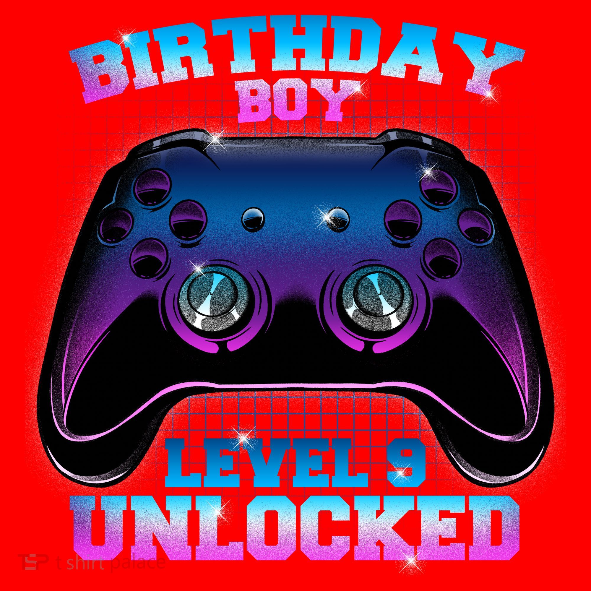 Birthday Boy Level 9 Unlocked Birthday Gift Santa Hat