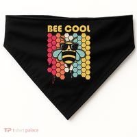 Boy Bee Lover Bumble Bumblebee Bee Cool USA-Made Doggie Bandana thumb 0