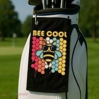 Boy Bee Lover Bumble Bumblebee Bee Cool Golf Towel thumb 2
