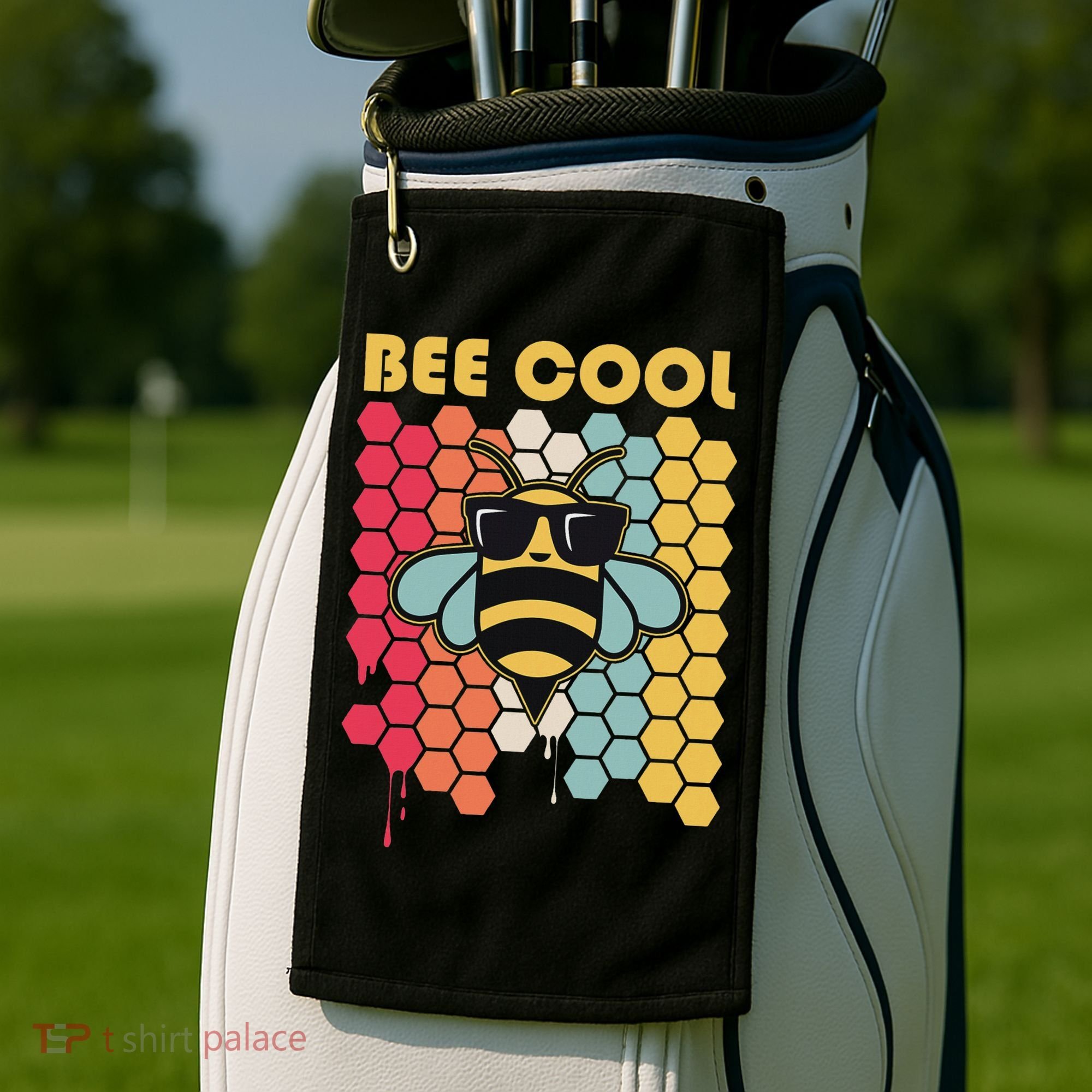 Boy Bee Lover Bumble Bumblebee Bee Cool Golf Towel
