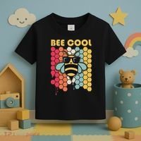 Boy Bee Lover Bumble Bumblebee Bee Cool Toddler T-Shirt thumb 3