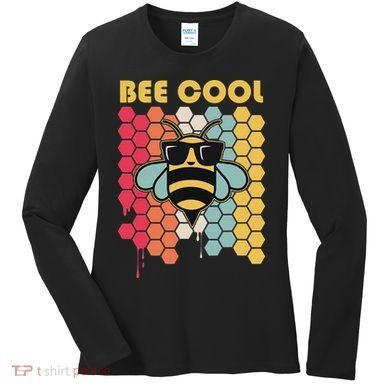 Boy Bee Lover Bumble Bumblebee Bee Cool Women's Long Sleeve Shirt