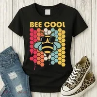 Boy Bee Lover Bumble Bumblebee Bee Cool Women's T-Shirt thumb 3