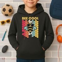 Boy Bee Lover Bumble Bumblebee Bee Cool Kids Hoodie thumb 2