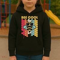 Boy Bee Lover Bumble Bumblebee Bee Cool Kids Hoodie thumb 3