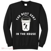 Bucket Baseball Lovers The Best Seat In The House Sweatshirt thumb 0
