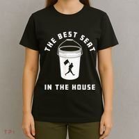 Bucket Baseball Lovers The Best Seat In The House T-Shirt thumb 4