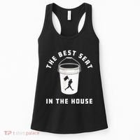 Bucket Baseball Lovers The Best Seat In The House Women's Tank Top thumb 0