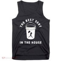 Bucket Baseball Lovers The Best Seat In The House Tank Top thumb 0