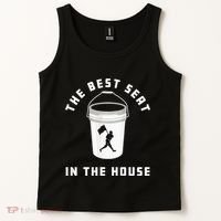 Bucket Baseball Lovers The Best Seat In The House Tank Top thumb 2