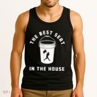 Bucket Baseball Lovers The Best Seat In The House Tank Top thumb 3