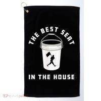 Bucket Baseball Lovers The Best Seat In The House Golf Towel thumb 0