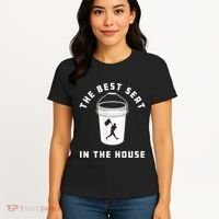 Bucket Baseball Lovers The Best Seat In The House Women's T-Shirt thumb 4