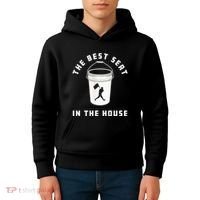 Bucket Baseball Lovers The Best Seat In The House Kids Hoodie thumb 4