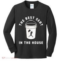 Bucket Baseball Lovers The Best Seat In The House Kids Long Sleeve Shirt thumb 0