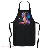 Bookworm Book Lover Women Dragon Reading Apron thumb 0