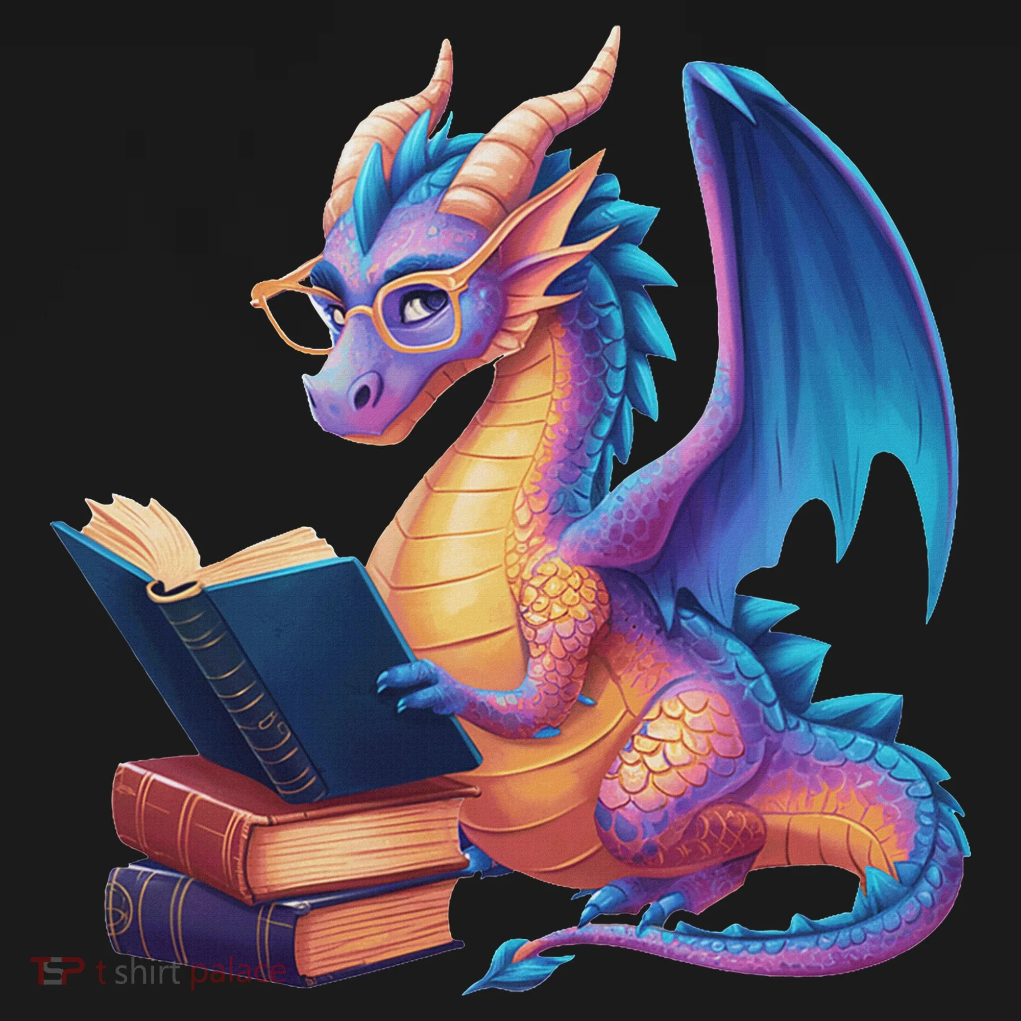 Bookworm Book Lover Women Dragon Reading Button