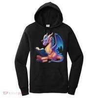 Bookworm Book Lover Women Dragon Reading Women's Hoodie thumb 0