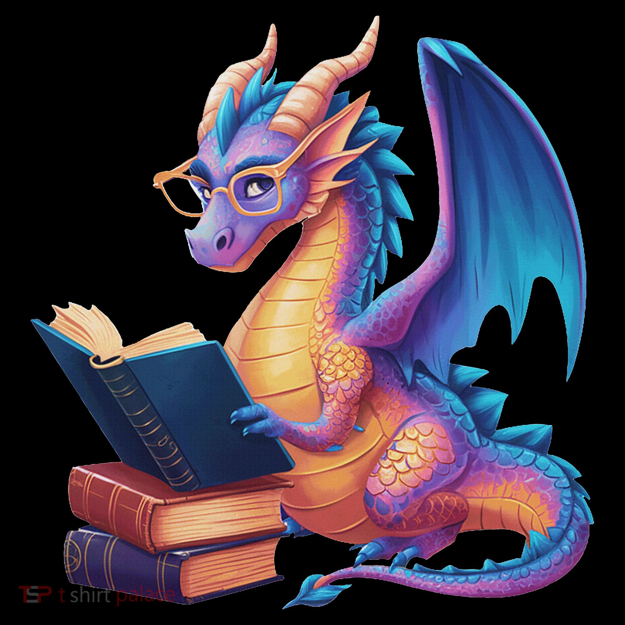 Bookworm Book Lover Women Dragon Reading Women's Hoodie