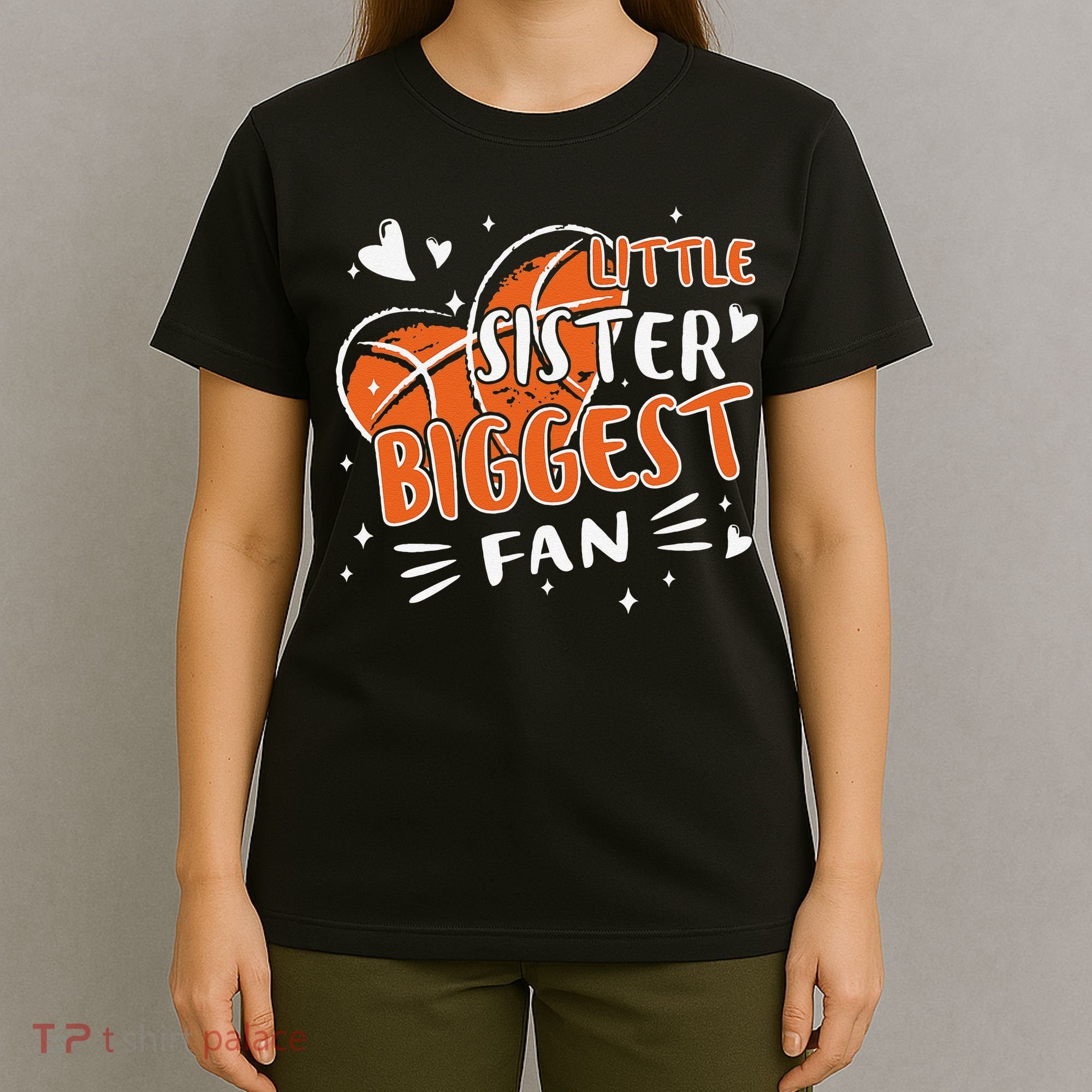 Basketball Bball Little Sister Sis For Girls Basketball T-Shirt