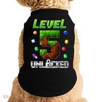 Birthday Boy Level 5 Unlocked 5th Birthday Game Pixel Doggie Tank thumb 0