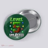 Birthday Boy Level 5 Unlocked 5th Birthday Game Pixel Button thumb 0