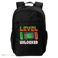 Birthday Boy Level 6 Unlocked 6th Birthday Game Pixel Backpack thumb 0